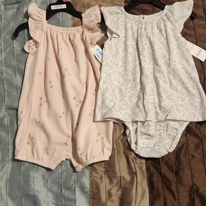 2 Carter's Rompers
